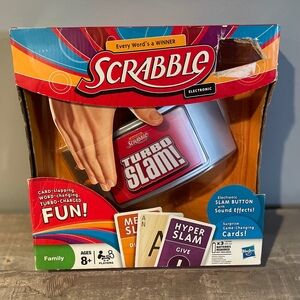 Hasbro Electronic Turbo Slam Scrabble Game Brand New